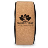 Cork Yoga wheel helps to add stability and mobility to balance poses, backbends, lunges and more. 